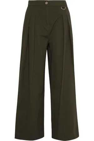 Barbour Dakota Wide Leg 100% Cotton Trousers AU 10
