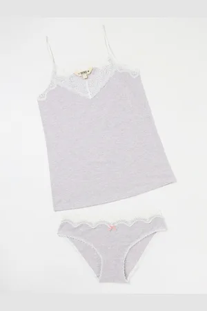 Fat Face FatFace Grey Vest & Knicker Set S