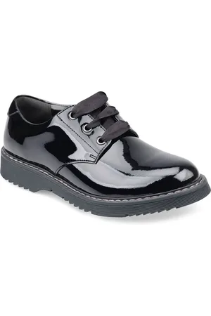 Start Rite Start-Rite Impact Lace Up Black Leather School Shoes US (UK 3.5 F)