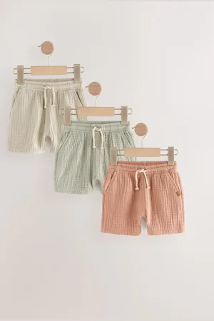 Next Soft Textured Shorts 3 Pack (3mths-7yrs) 2