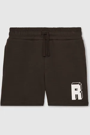 Reiss Marcus 3-9 yrs Jersey Drawstring R Print Shorts 8
