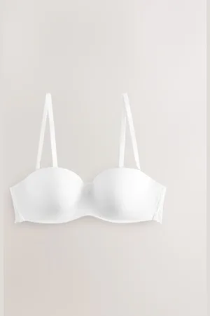 Next White Lightly Lined Strapless Multiway A-E Lace Ultimate Comfort Bra 32 D