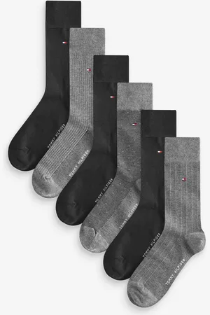Tommy Hilfiger Mens Grey Socks 6 Pack AU 6 (EU 39)