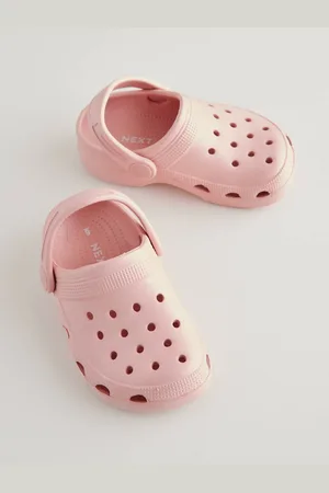 Next Pink Rust Wide Fit (G) Clogs Sandals AU 5 (EU 21.5)