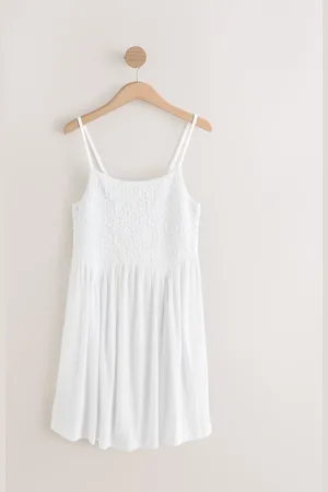 Next Strappy Textured Jersey Mini Dress AU 20