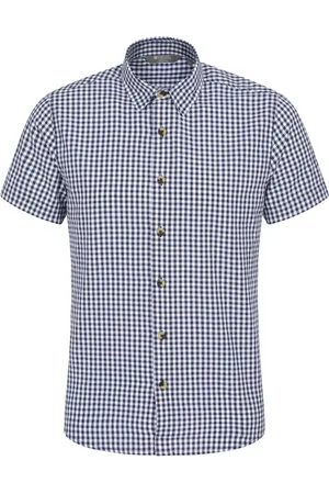 Mountain Warehouse Weekender Mens 100% Cotton Short Sleeve Shirt XS