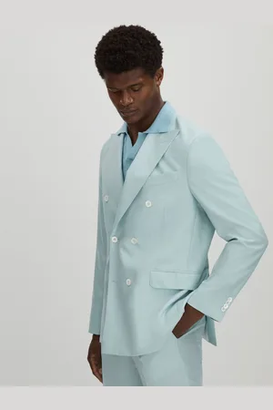 Oscar Jacobson Wool Double Breasted Blazer 38
