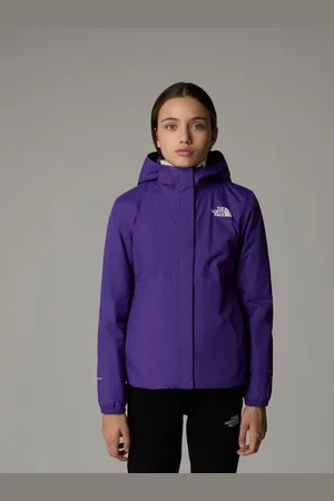 The North Face Purple Girls Waterproof Antora Rain Jacket S