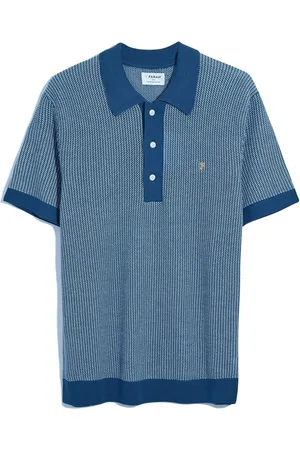 Farah 100% Cotton Sandford Knit Polo Shirt XL