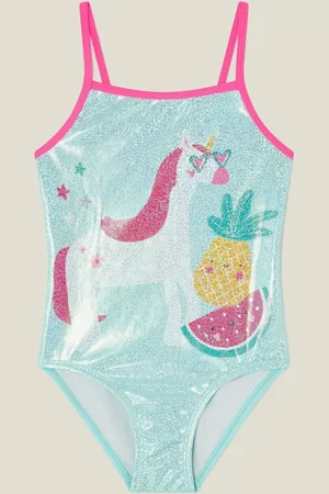 Accessorize Multi Girls Unicorn Swimsuit 11