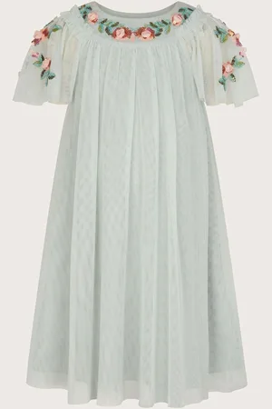 Monsoon Evi Embellished Tulle Swing Dress 12