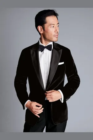 Charles Tyrwhitt Black Classic Fit 100% Cotton Italian Jacket 42 R