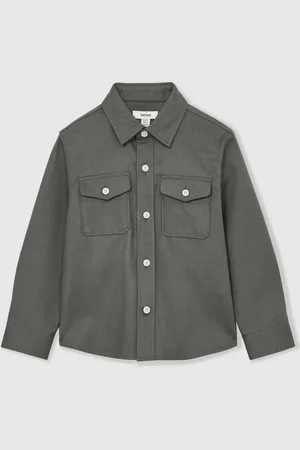 Reiss Whisper 3-9 yrs Twin Pocket Textured Overshirt 6