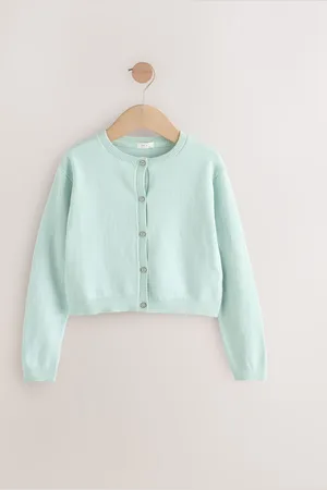 Next Sage Green Button Up Cardigan (3-16yrs) 6 Years (116cm)