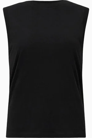 AllSaints AllSaints Black Imogen 100% Cotton Tank Top M