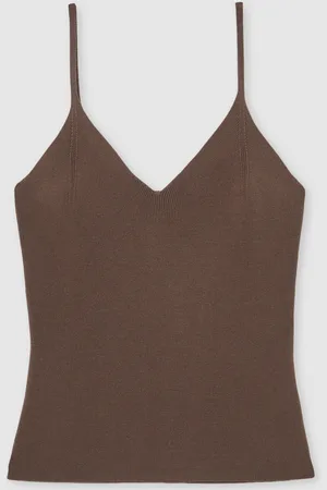 Reiss Mink Lucy Lyocell-Blend Knitted Vest XS
