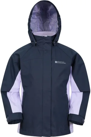 Mountain Warehouse Blue Kids Shelly II Waterproof Jacket 11