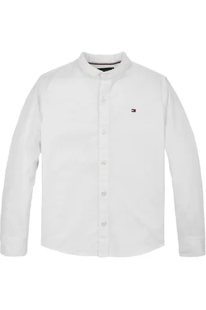 Tommy Hilfiger Regular Fit 100% Cotton Shirt With Mao Collar 14 Years (164cm)