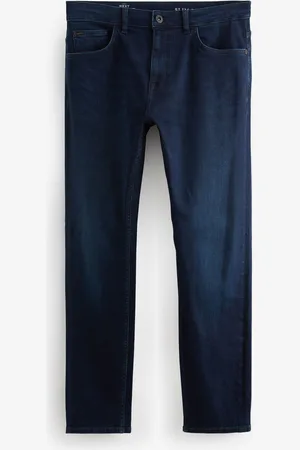 Next Blue Dark Slim Fit Vintage Wash Denim Jeans 32W x 29L (UK 32 S)