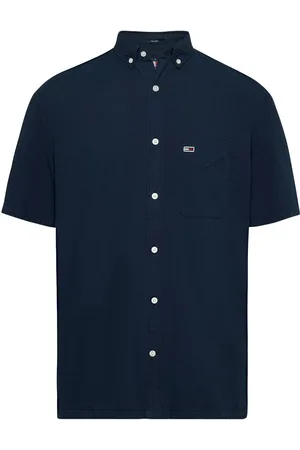 Tommy Hilfiger Regular Fit Seersucker Short Sleeve 100% Cotton Shirt S