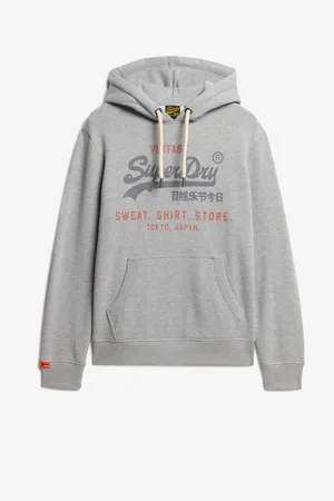 Superdry Grey VL Heritage Relaxed Hoodie XL