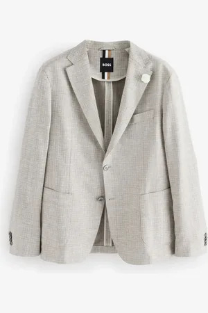HUGO BOSS Brown Hanry Slim-Fit Tailored Suit Jacket 36