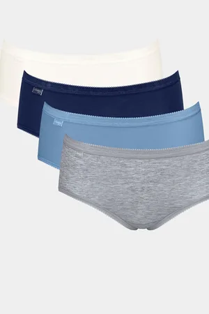 Sloggi Blue Basic+ Midi Briefs 4 Pack AU 14