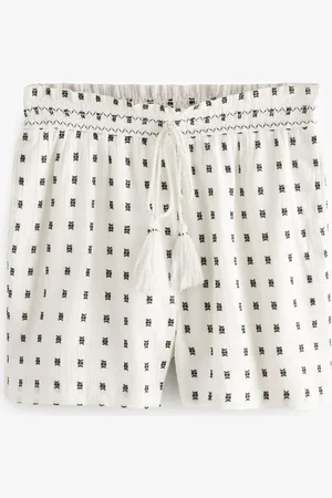 Next Embroidered Shorts with Elasticated Waist AU 10