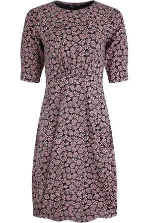Weird Fish Cassandra Printed Jersey Swing Dress AU 18
