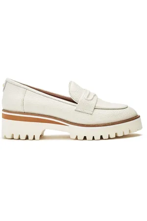 Moda In Pelle Ebonee Cleated Wedge Leather Loafers Featuring Snaffle Trim AU 7 (EU 38)