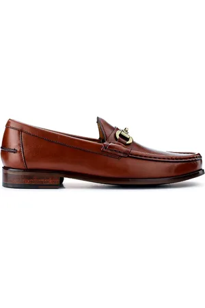 JONES BOOTMAKER Roan Leather Slip-On Shoes AU 7 (EU 41)