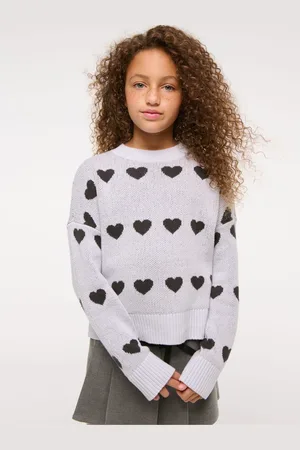 Abercrombie & Fitch Grey Heart Knitted Jumper 7