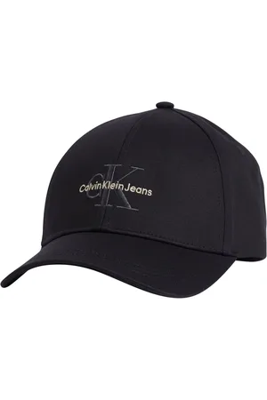 Calvin Klein Black 100% Cotton Embroidered Cap One