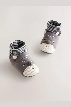 Next Grey Koala Baby Sensory Sock Top Boots (0-24 months) (0-2mths) 3
