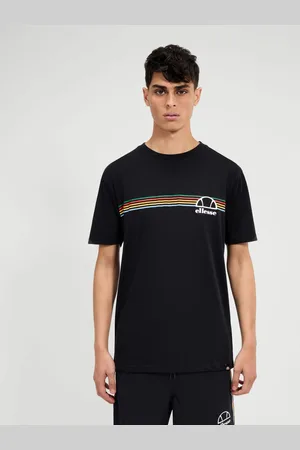 Ellesse Mens 100% Cotton Lental Black T-Shirt XXL