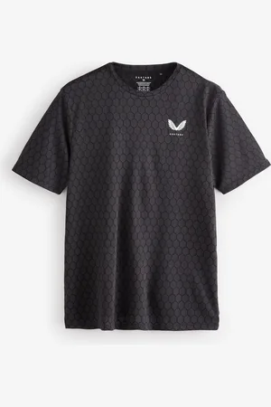 CASTORE Black Engineered Knit Short Sleeve T-Shirt xlarge