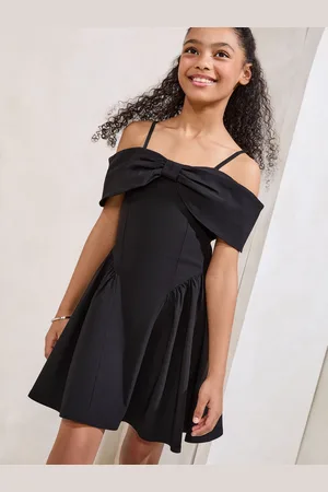 Lipsy London Teen Bow Bardot Dress (5-16yrs) 16 Years (176cm)