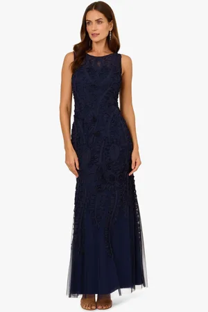 Adrianna Papell Soutache Long Dress AU 12