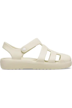 Crocs Cream Kids Fisherman Sandals AU 2 (EU 34.5)