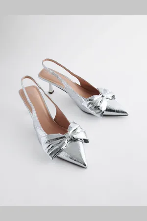 Next Standard Fit Forever Comfort Bow Slingback Kitten Heels AU 7.5 (EU 38.5)