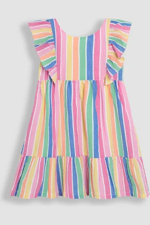 JoJo Maman Bébé Frill Back Summer 100% Cotton Dress 2