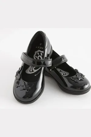 Next Wide Fit (G) School Junior Butterfly Mary Jane Shoes AU 2.5 (EU 35)