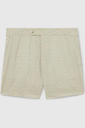 Reiss Caprio Geometric Print Swim Shorts M