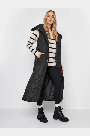 Long Tall Sally Black Quilted Gilet AU 12 Tall