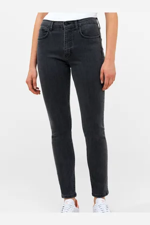 French Connection Grey Soft Stretch Skinny High Rise Jeans AU 10