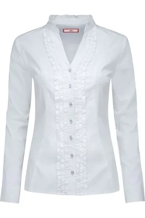 Joe Browns White Ruffle Blouse AU 16