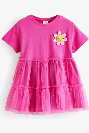 Next Short Sleeve Mesh Dress (3mths-7yrs) 6