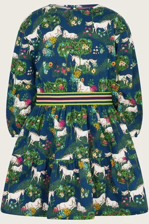 Monsoon Unicorn Long Sleeve Jersey Dress 12