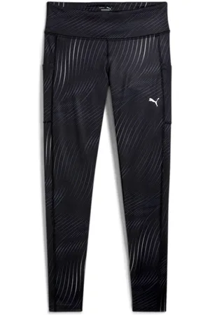 PUMA Black Womens RUN FAV VELOCITY Running Tights XL