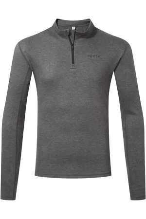 Tog 24 Dark Grey Marl Meru Thermal Quarter Zip Sweatshirt XXL